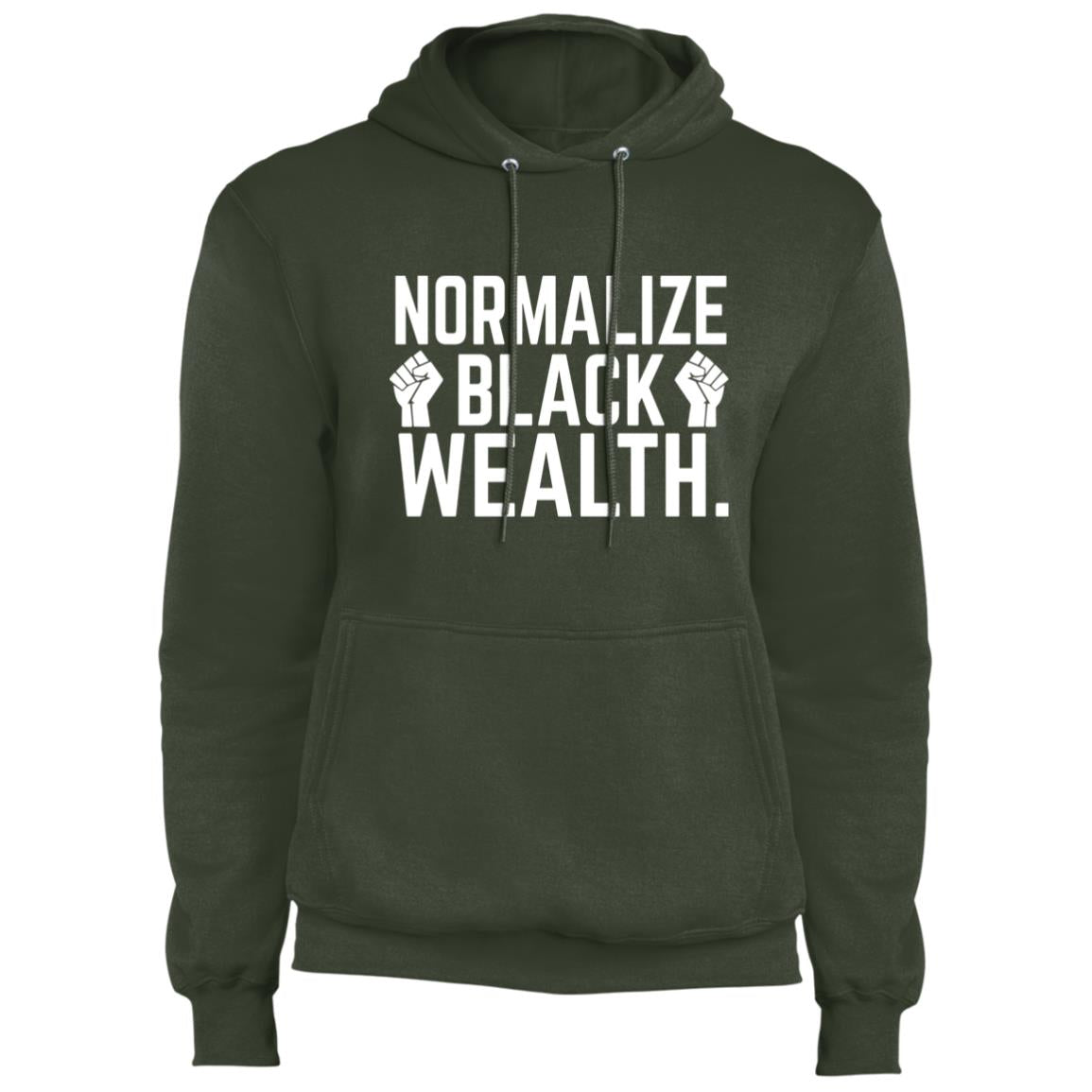 Normalize Black Wealth - Fleece Pullover Hoodie