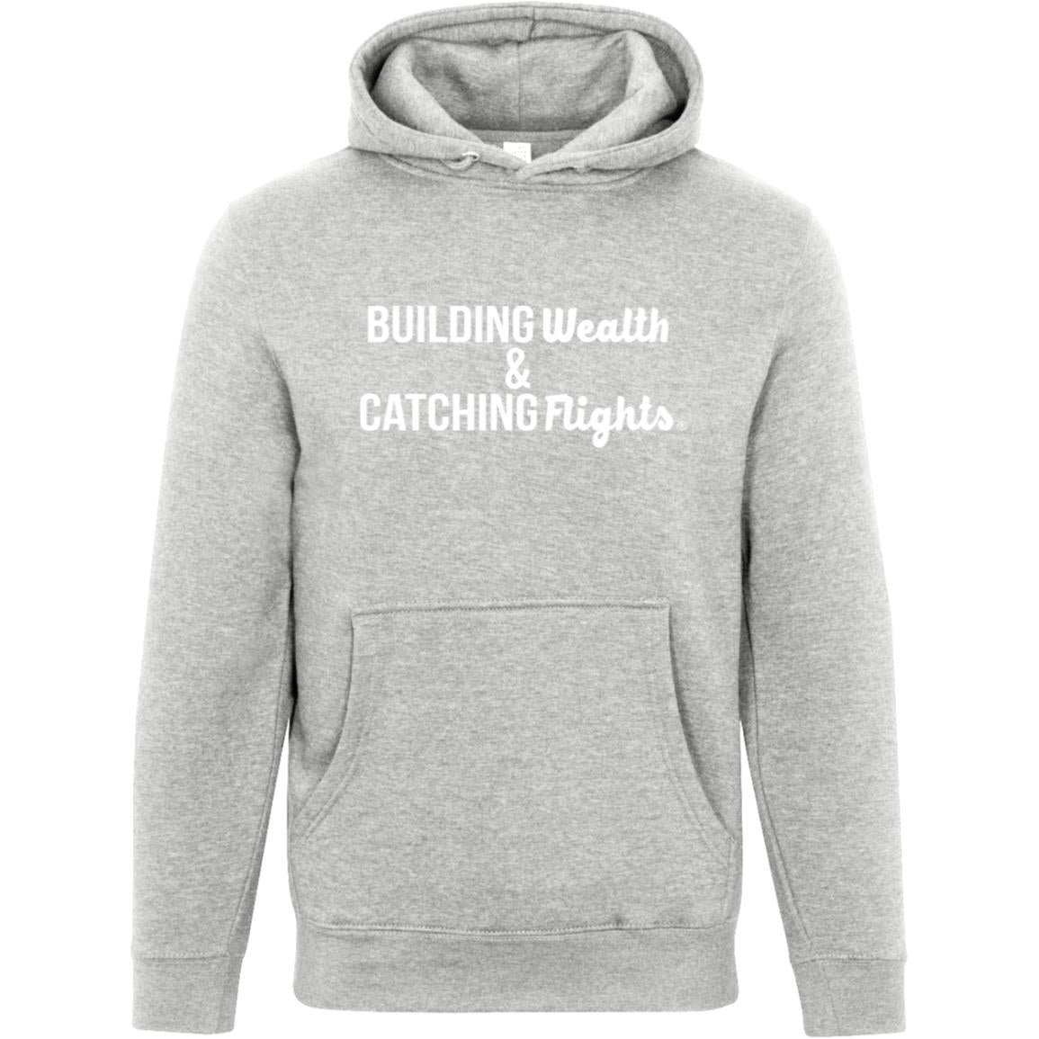 Building Wealth & Catching Flights  Unisex Premium Pullover Hooded Sweatshirt