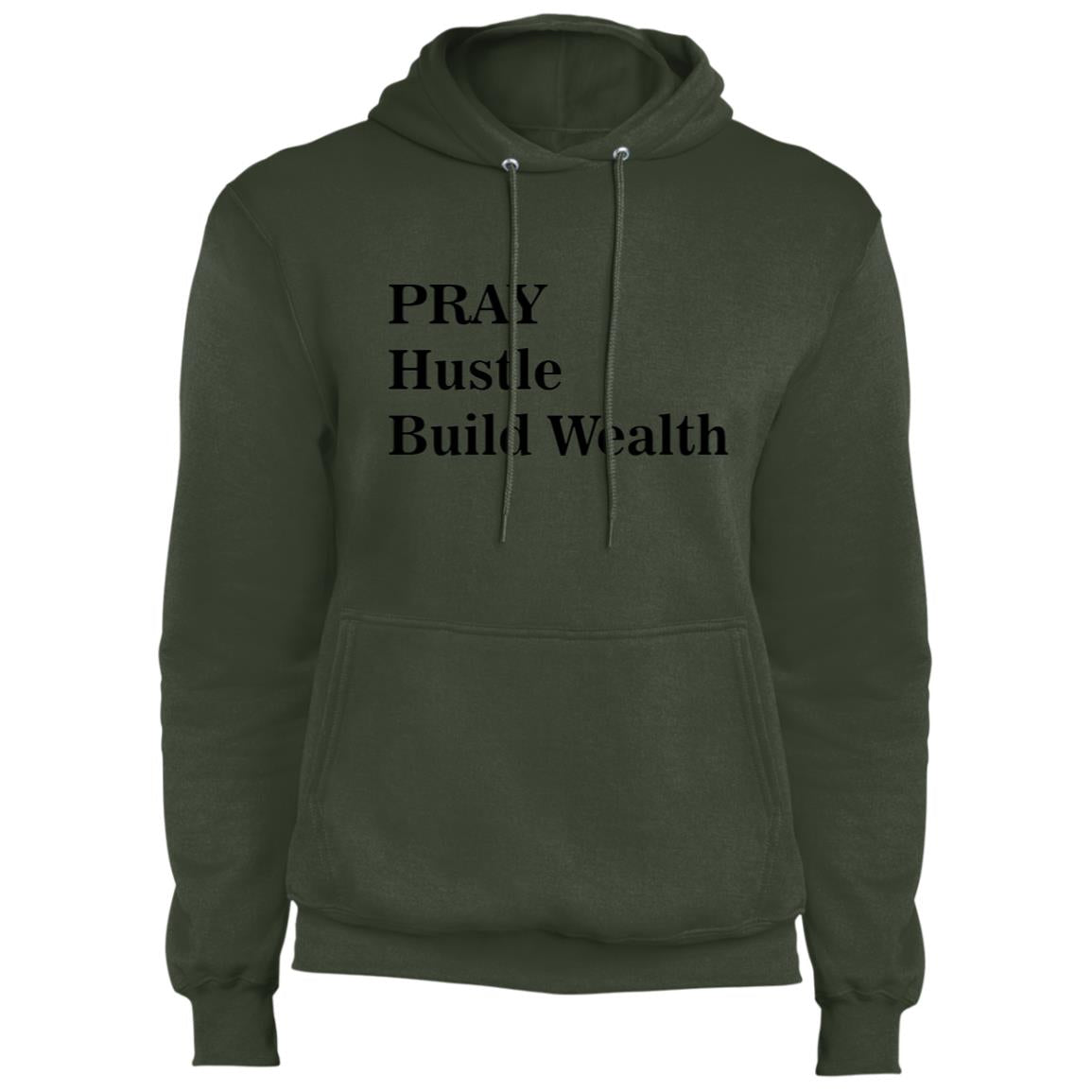 PRAY Hustle Build Wealth - Fleece Pullover Hoodie