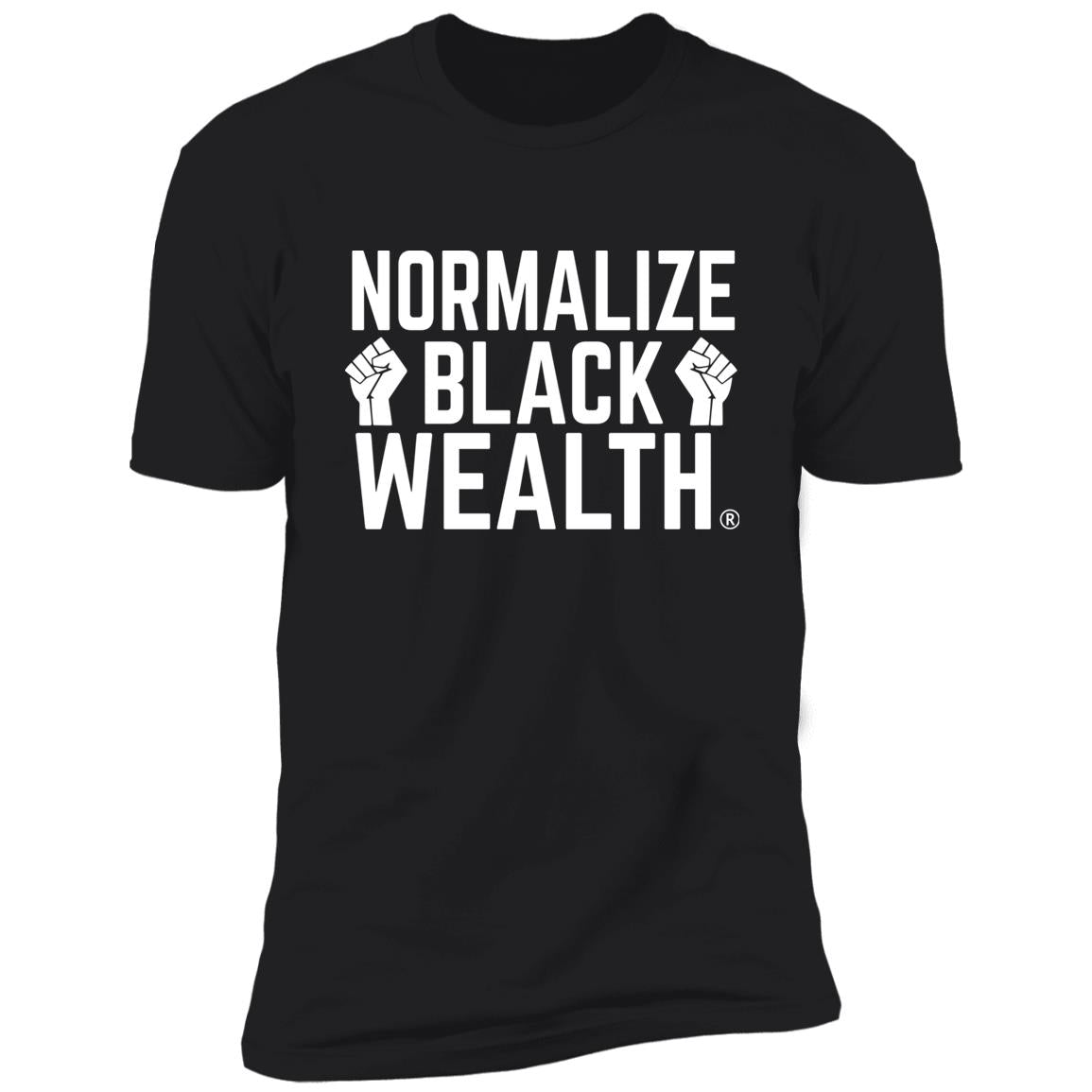 Normalize Black Wealth Premium Short Sleeve T-Shirt